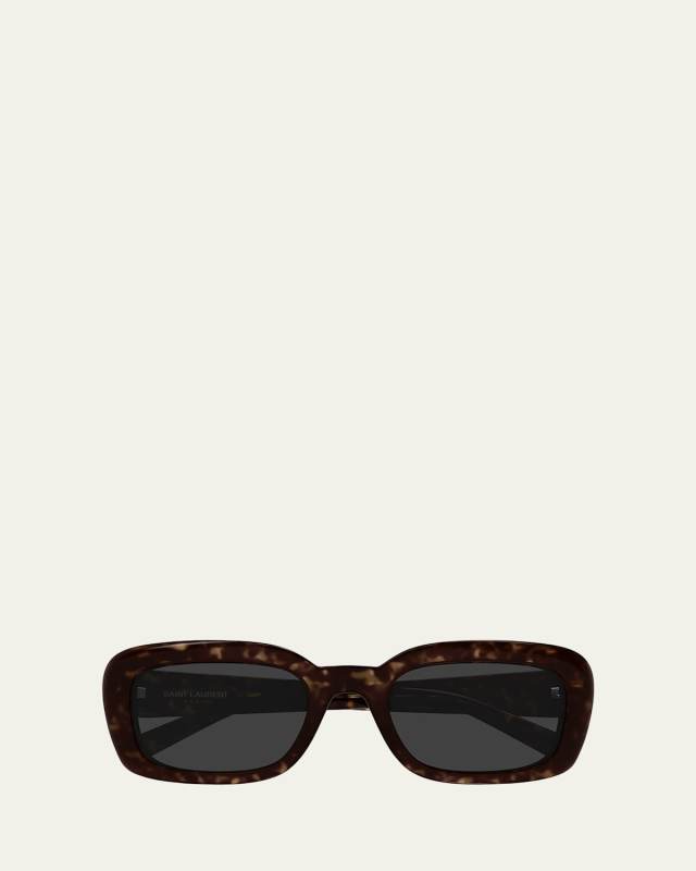 Recycled Acetate Rectangular Sunglasses
